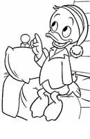 Donald Duck kleurplaat 30